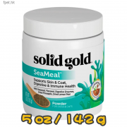  [素力高Solid Gold] 犬猫用 海草矿物素 Seameal Powder-5oz/142g 